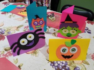 collection of Halloween crafts
